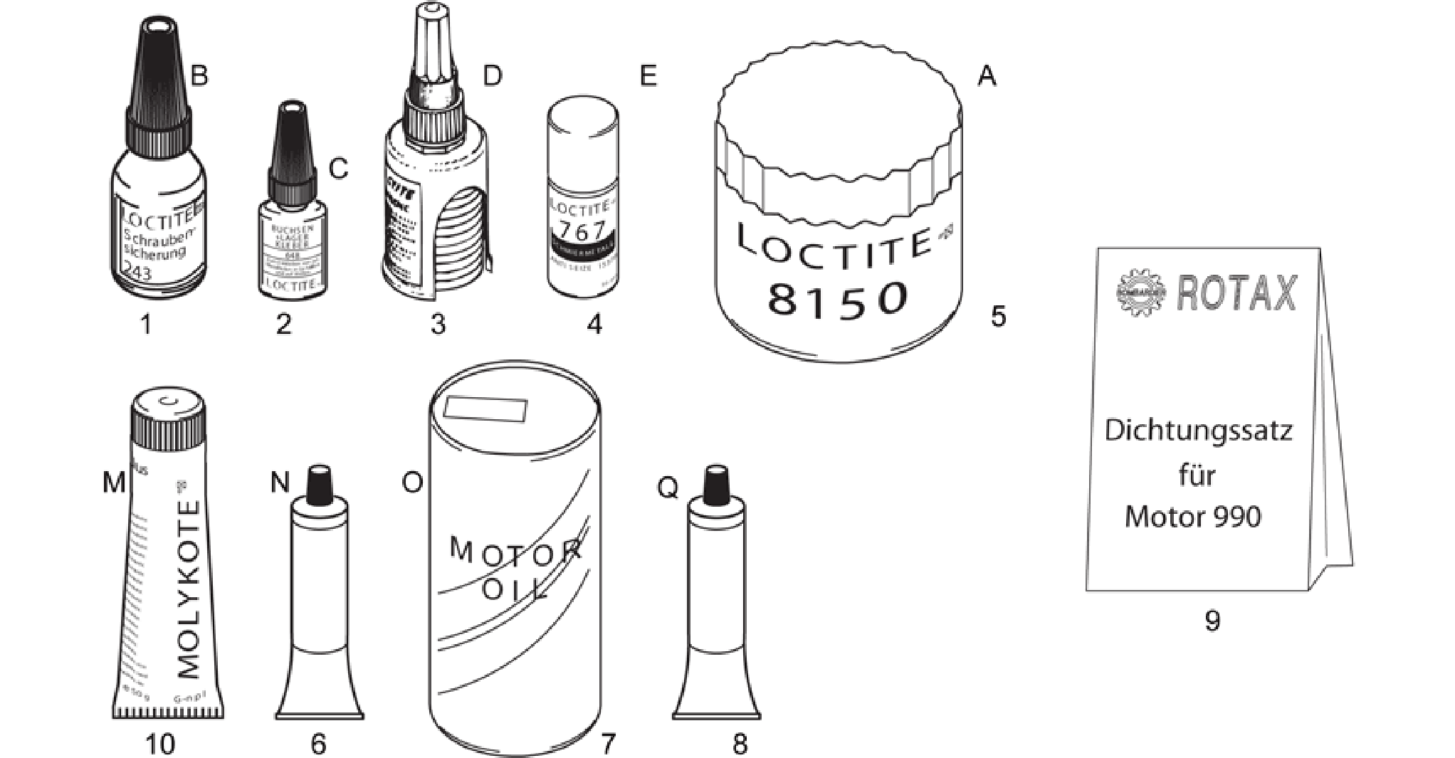 Sealing and lubricating agents