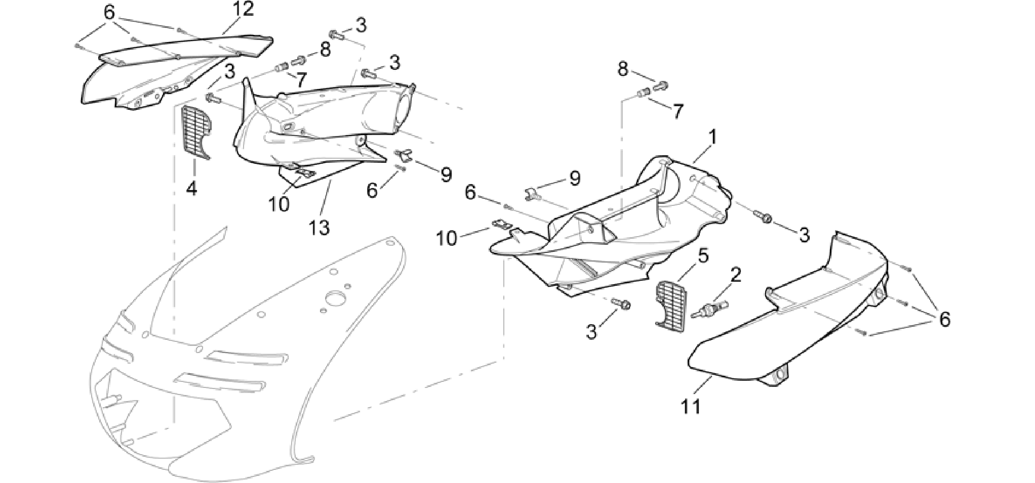 Front body - Duct