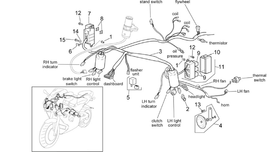 Front electrical system