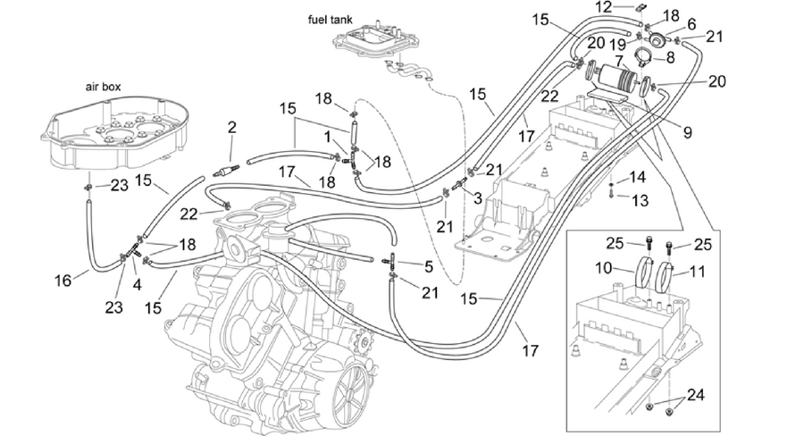 Fuel vapour recover system
