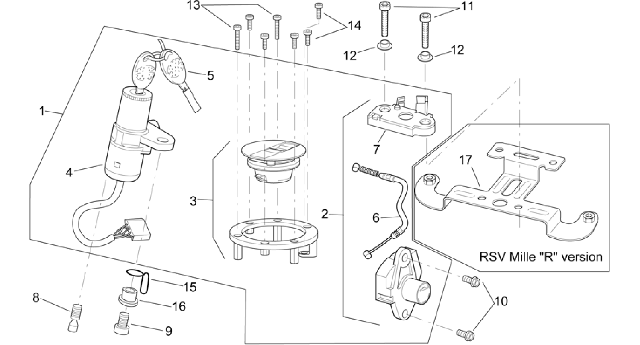 Lock hardware kit