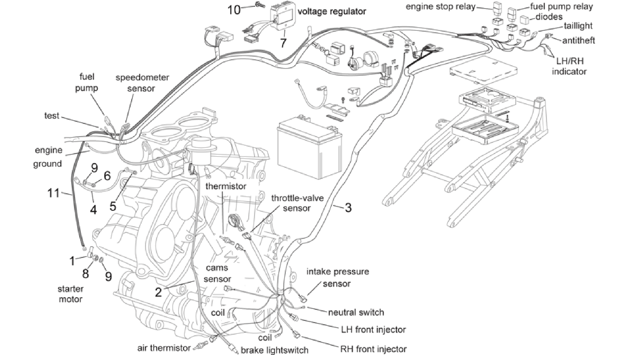 Central electrical system