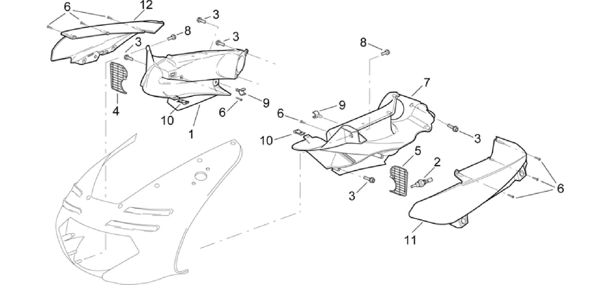 Front body - Duct