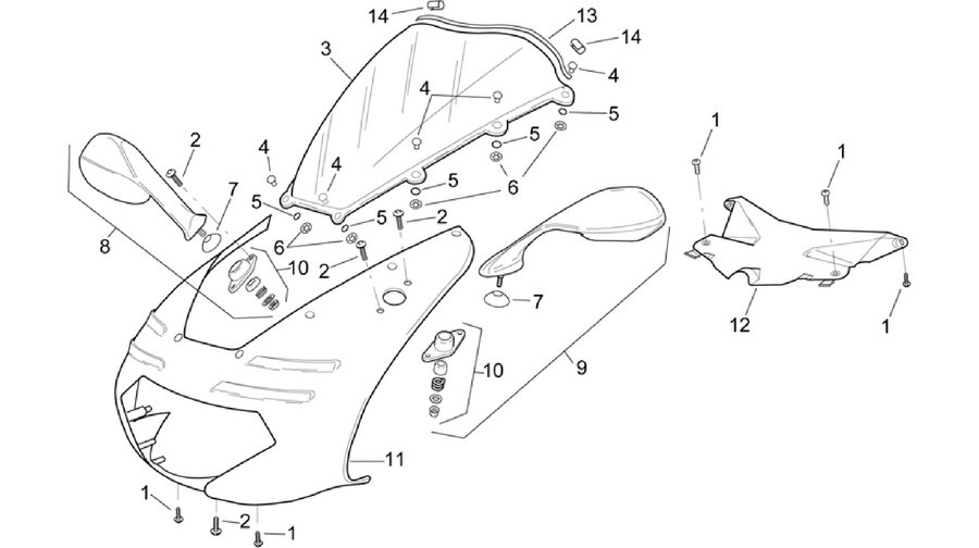 Front body - Front fairing
