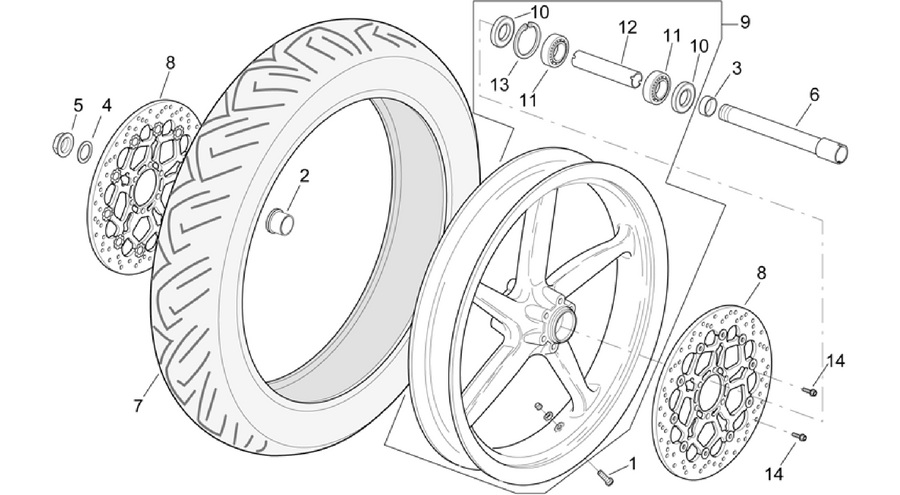 Front wheel