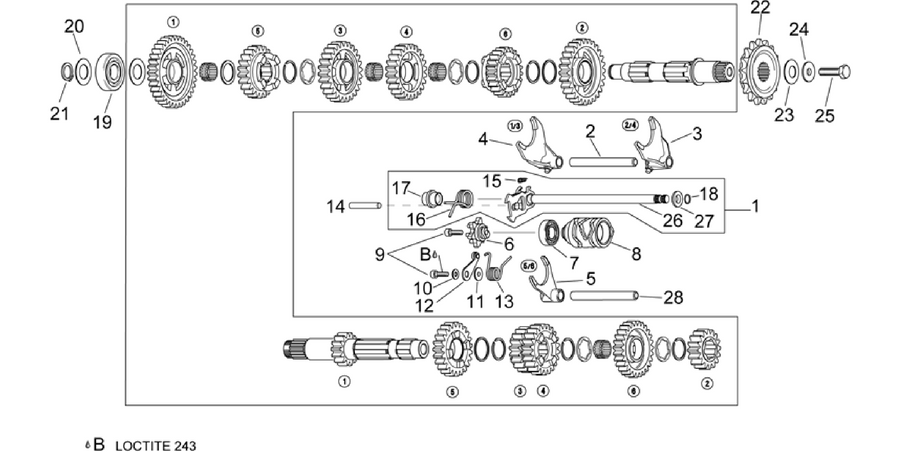Gear box selector