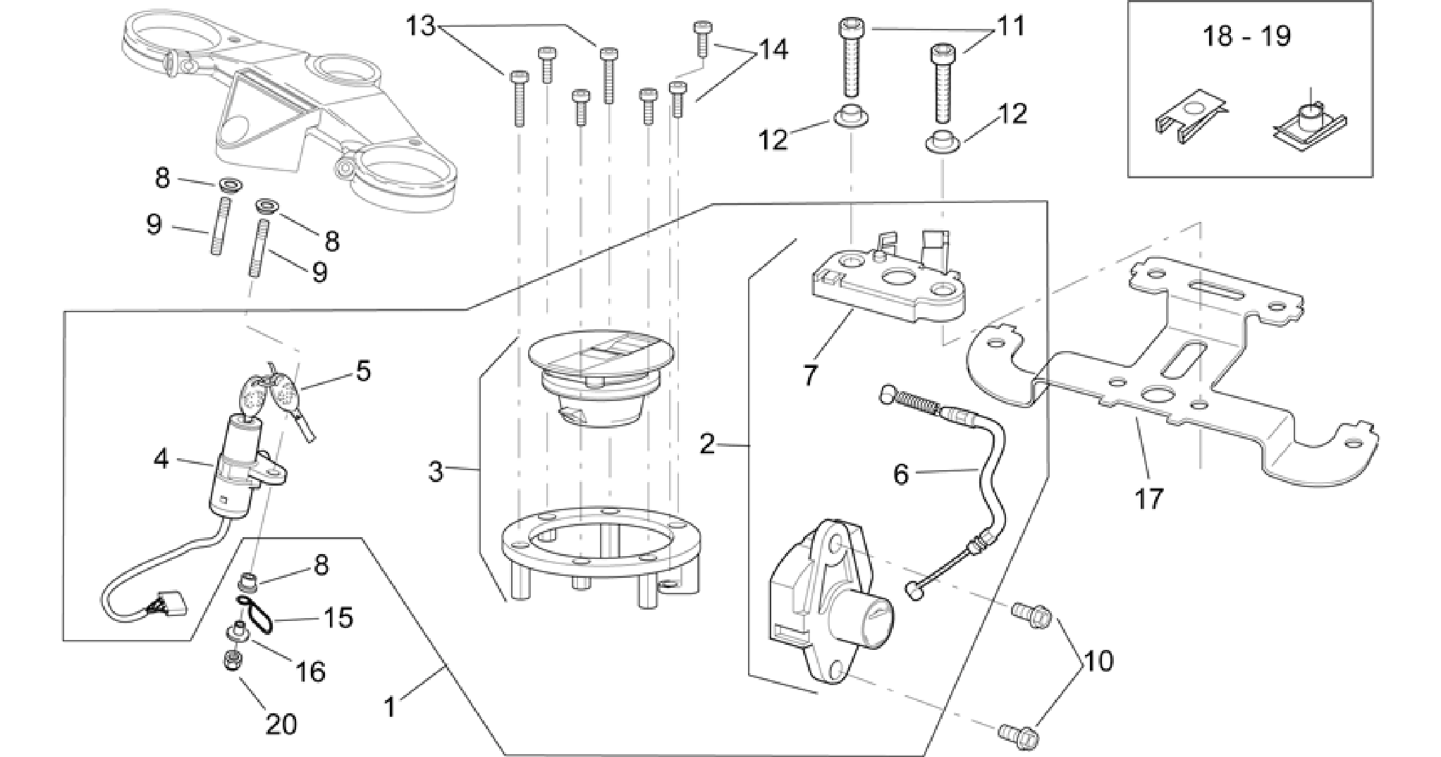 Lock hardware kit
