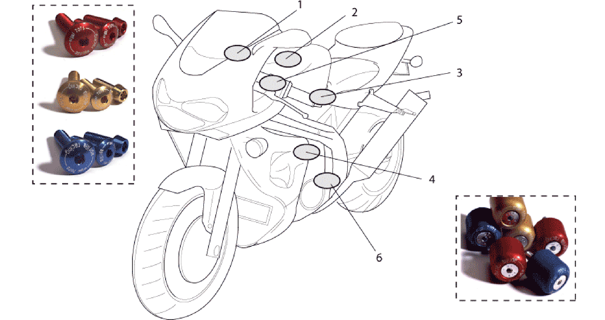 Acc. - Cyclistic components