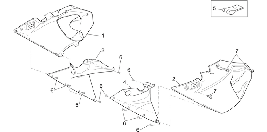 Central body - Fairings
