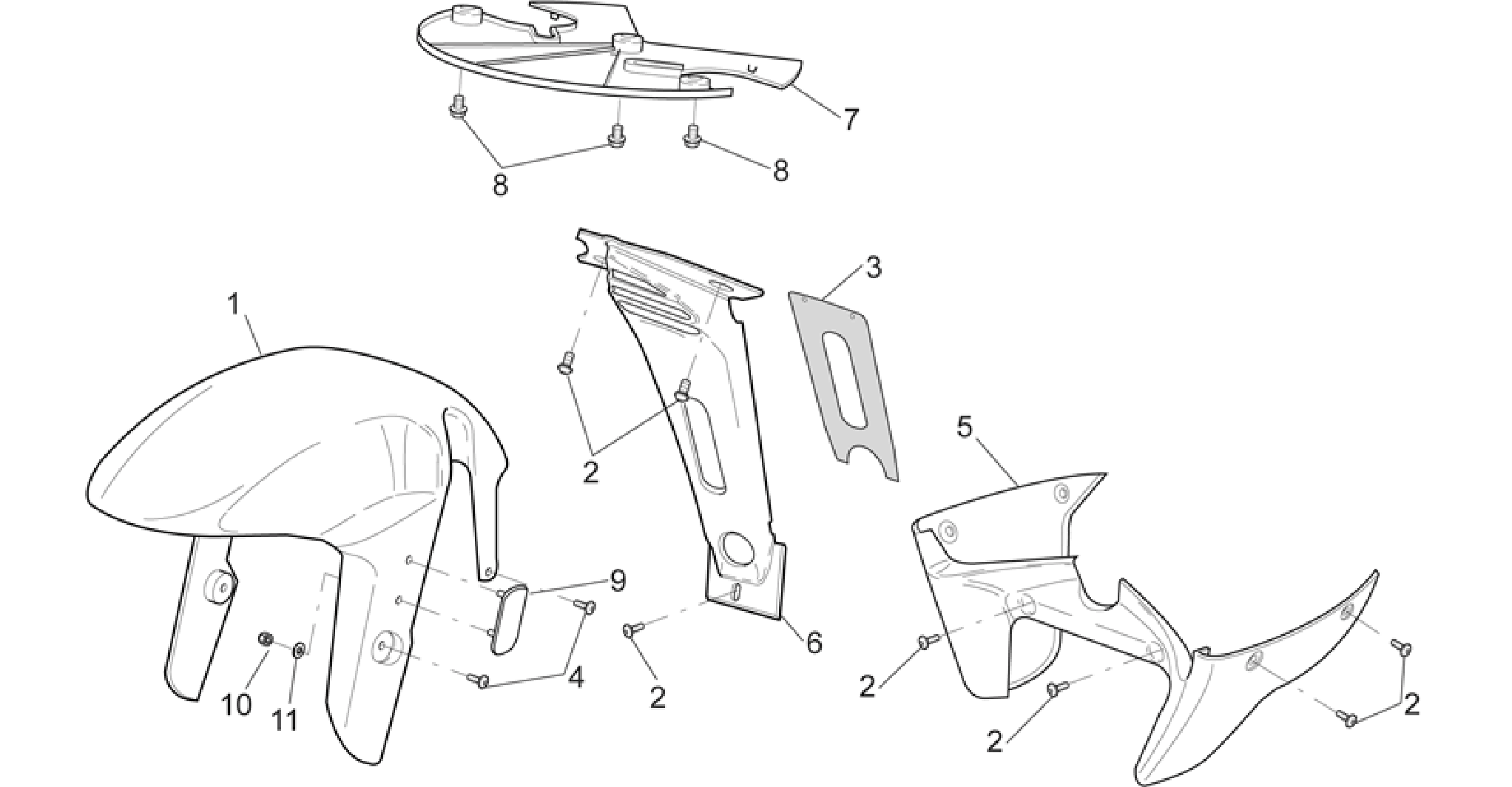 Front body - Front mudguard