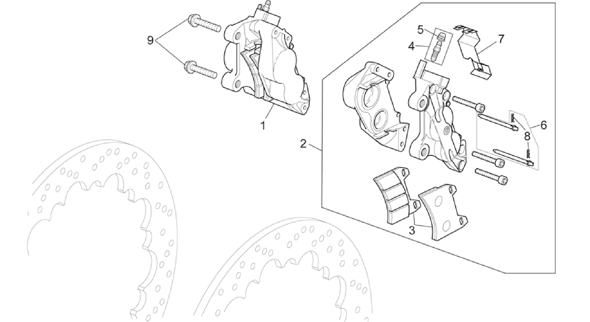 Front brake caliper