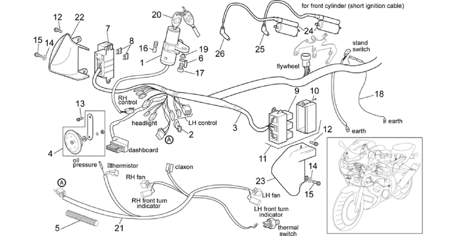 Front electrical system