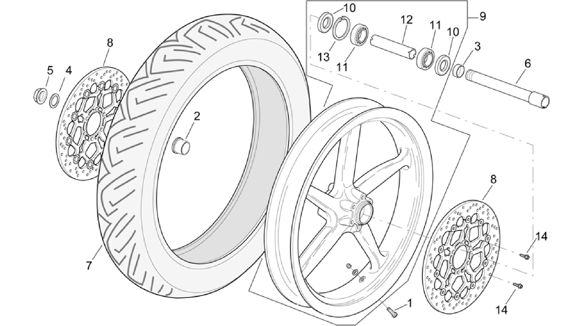 Front wheel
