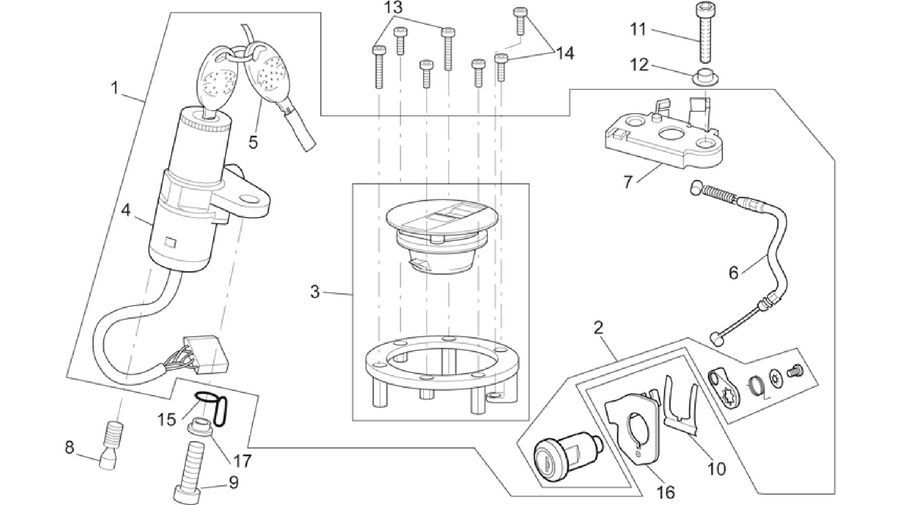 Lock hardware kit