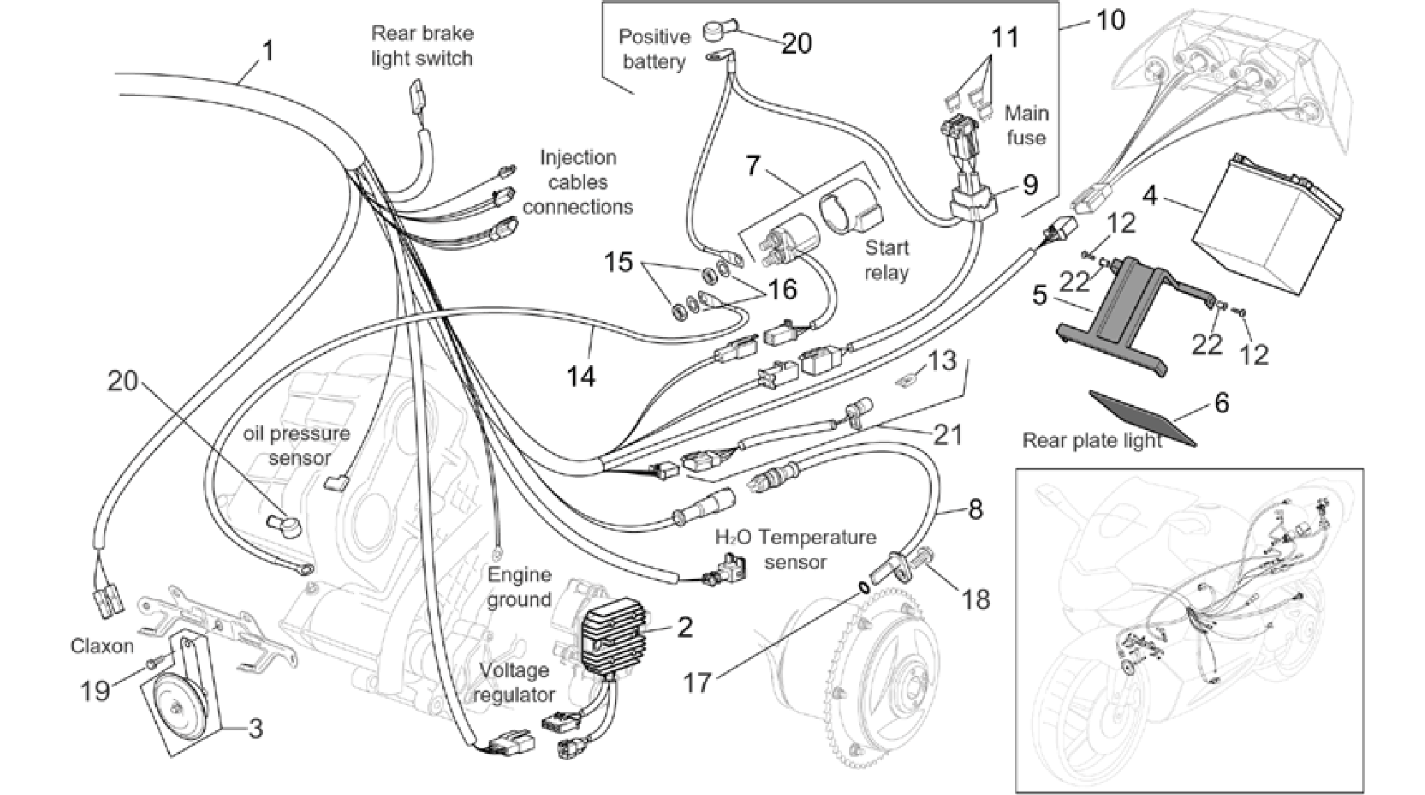 Central electrical system