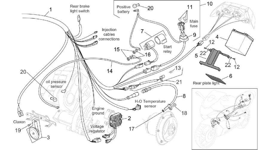 Central electrical system