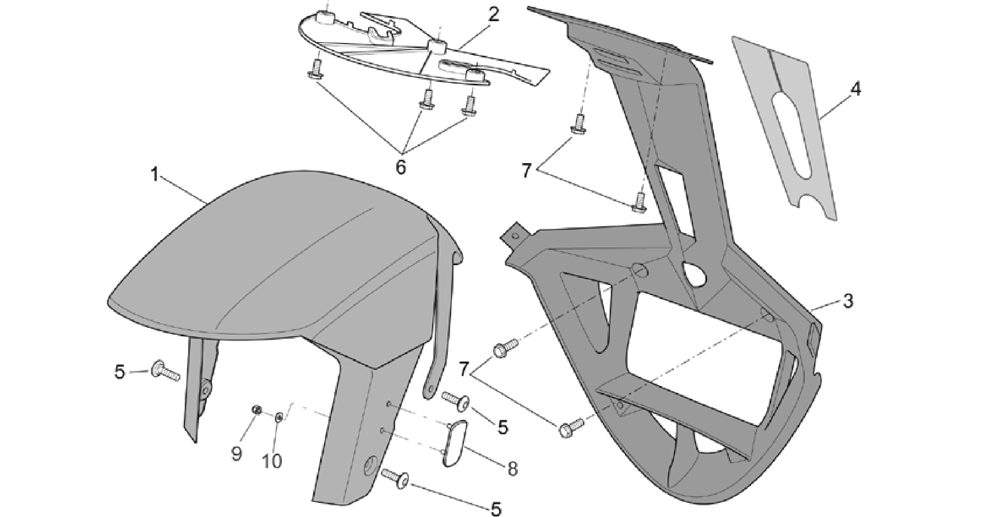Front body - Front mudguard