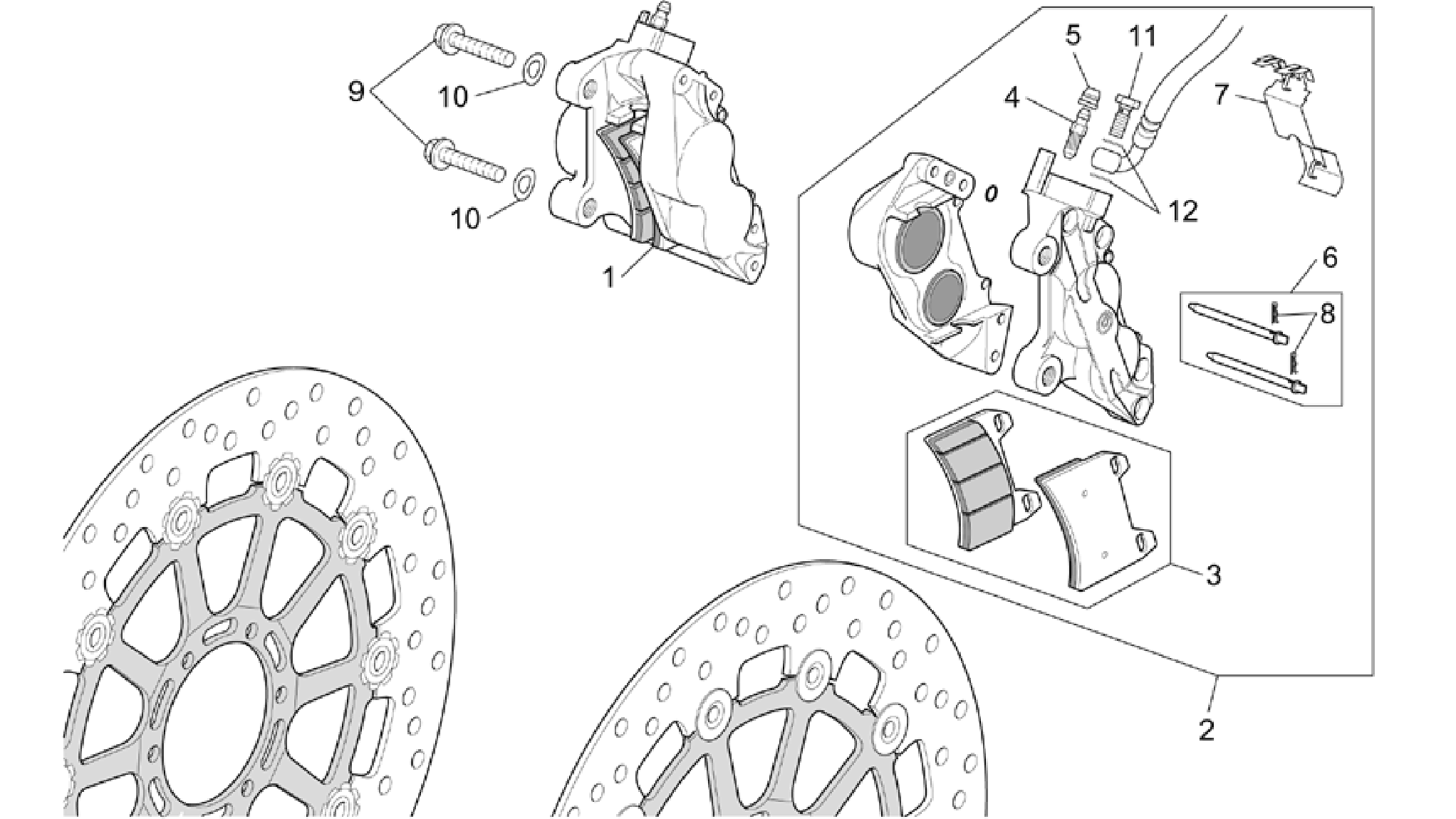 Front brake caliper