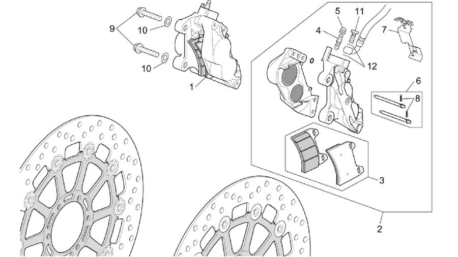 Front brake caliper