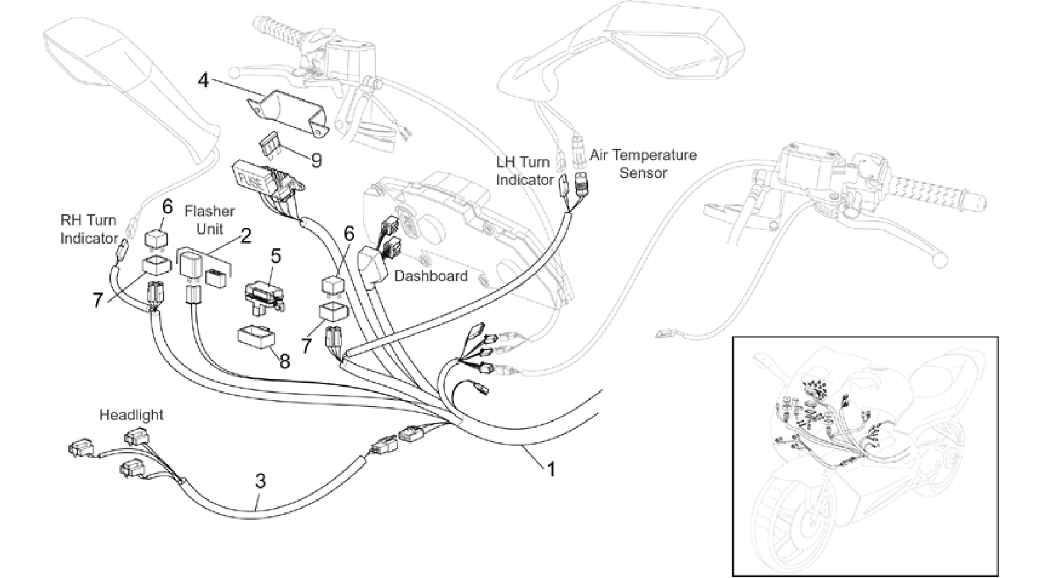 Front electrical system