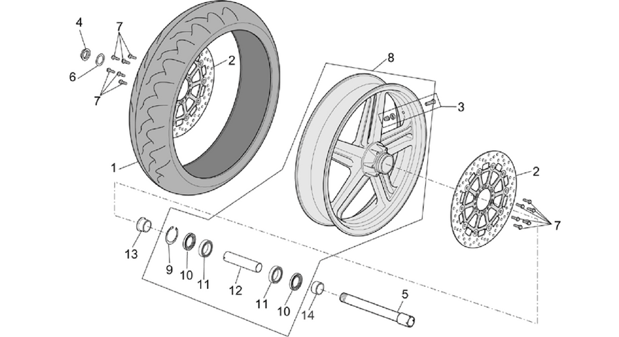Front wheel
