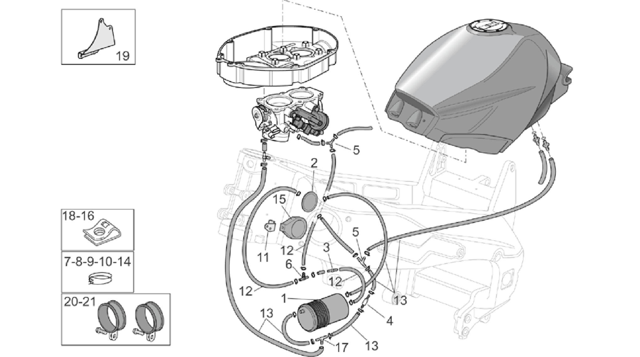 Fuel vapour recover system