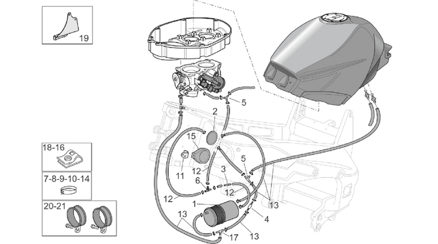 Fuel vapour recover system