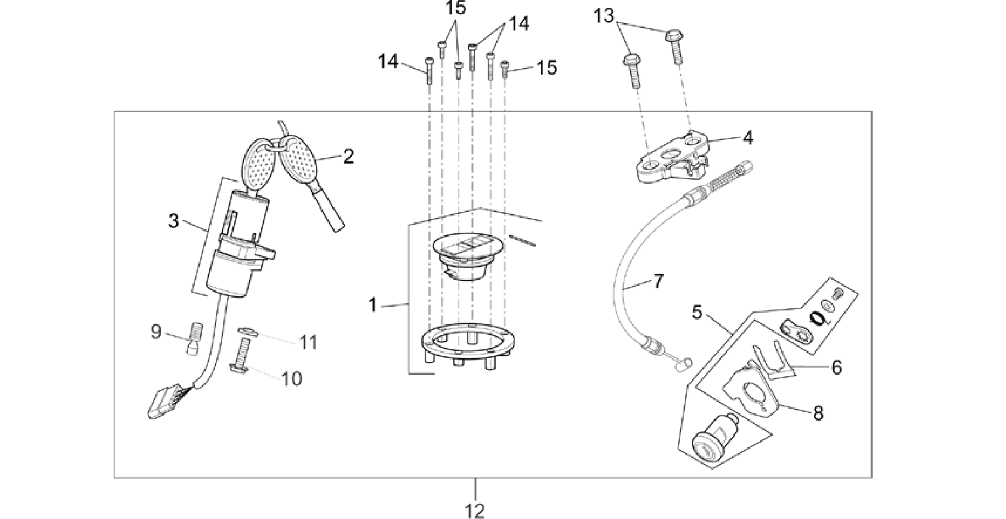 Lock hardware kit