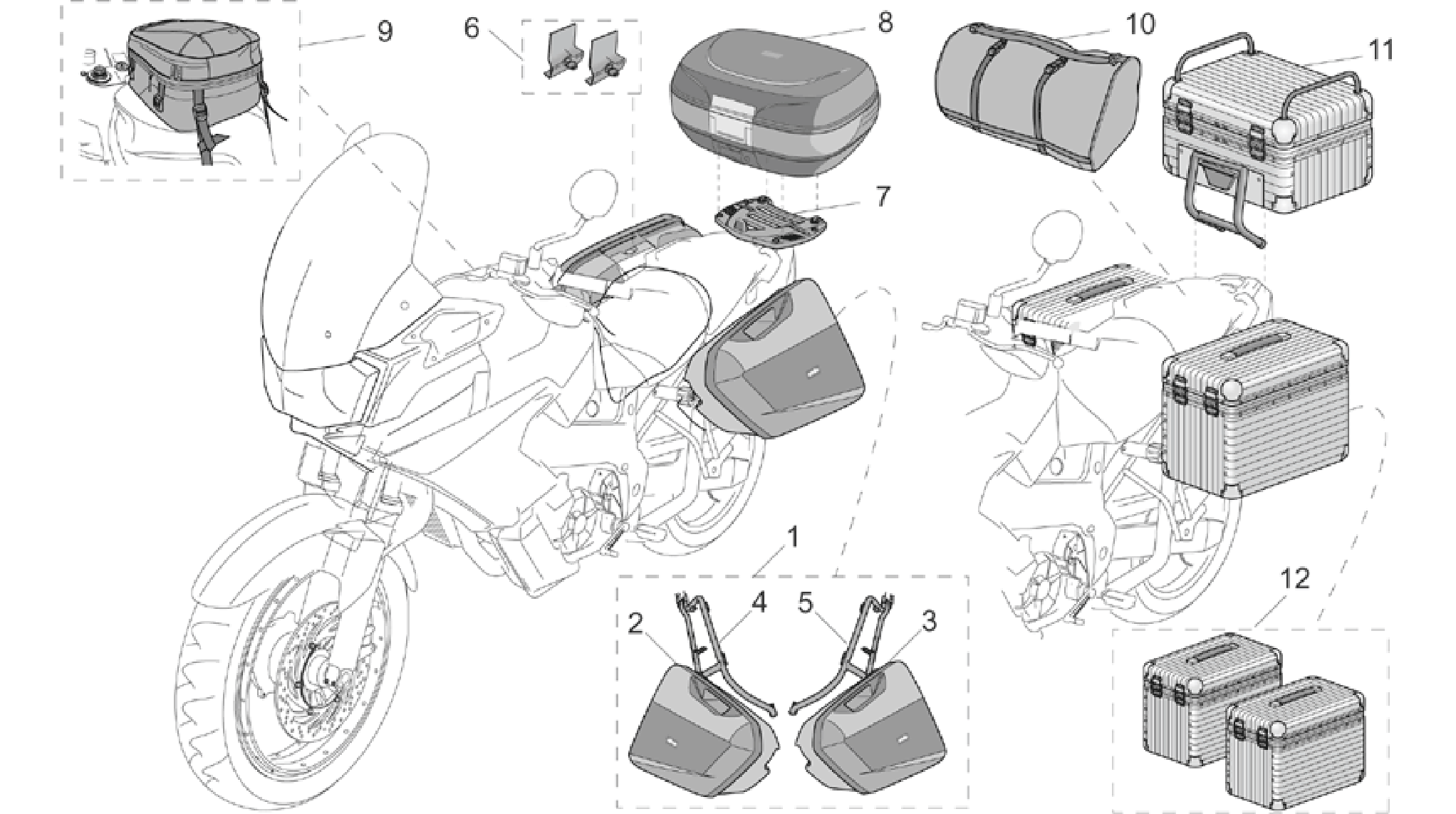 Acc. - Top/cases, side cases