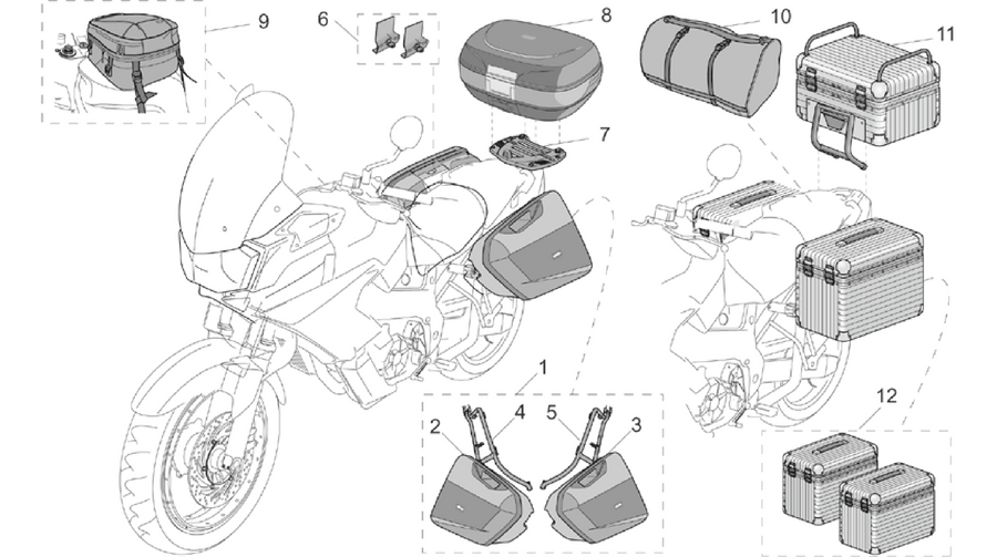 Acc. - Top/cases, side cases