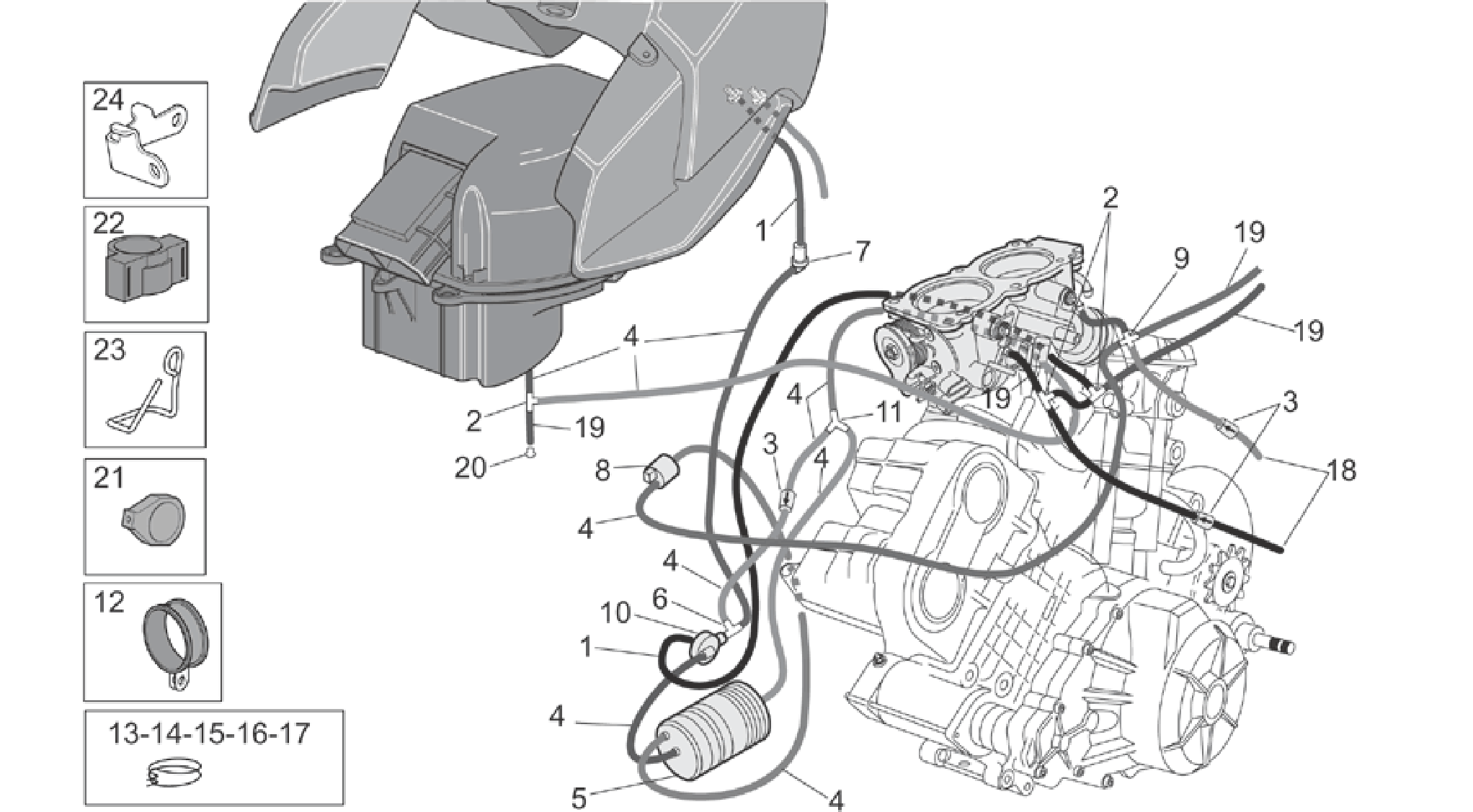 Fuel vapour recover system
