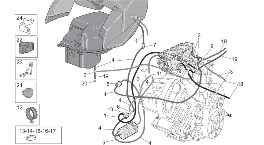 Fuel vapour recover system