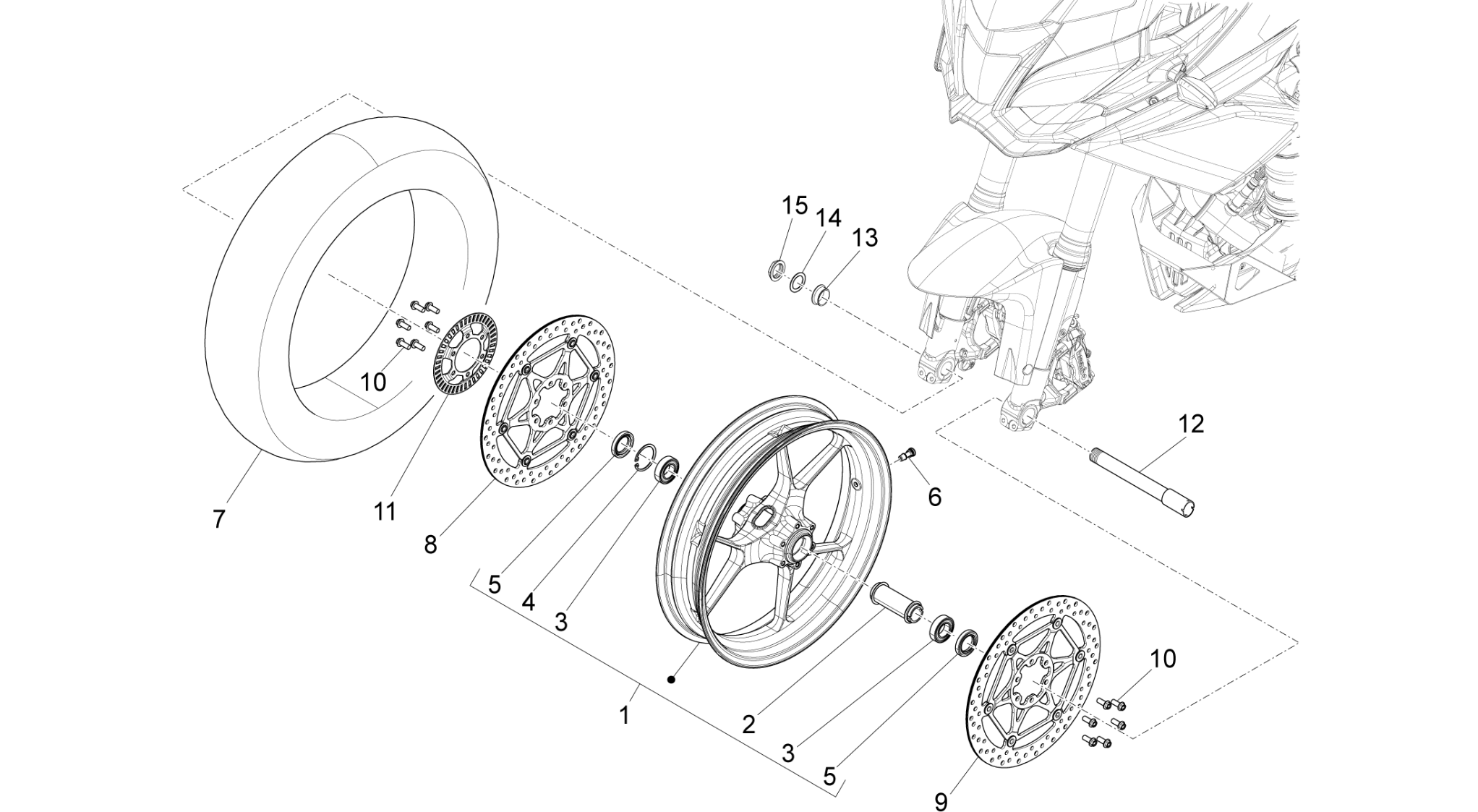 Front wheel