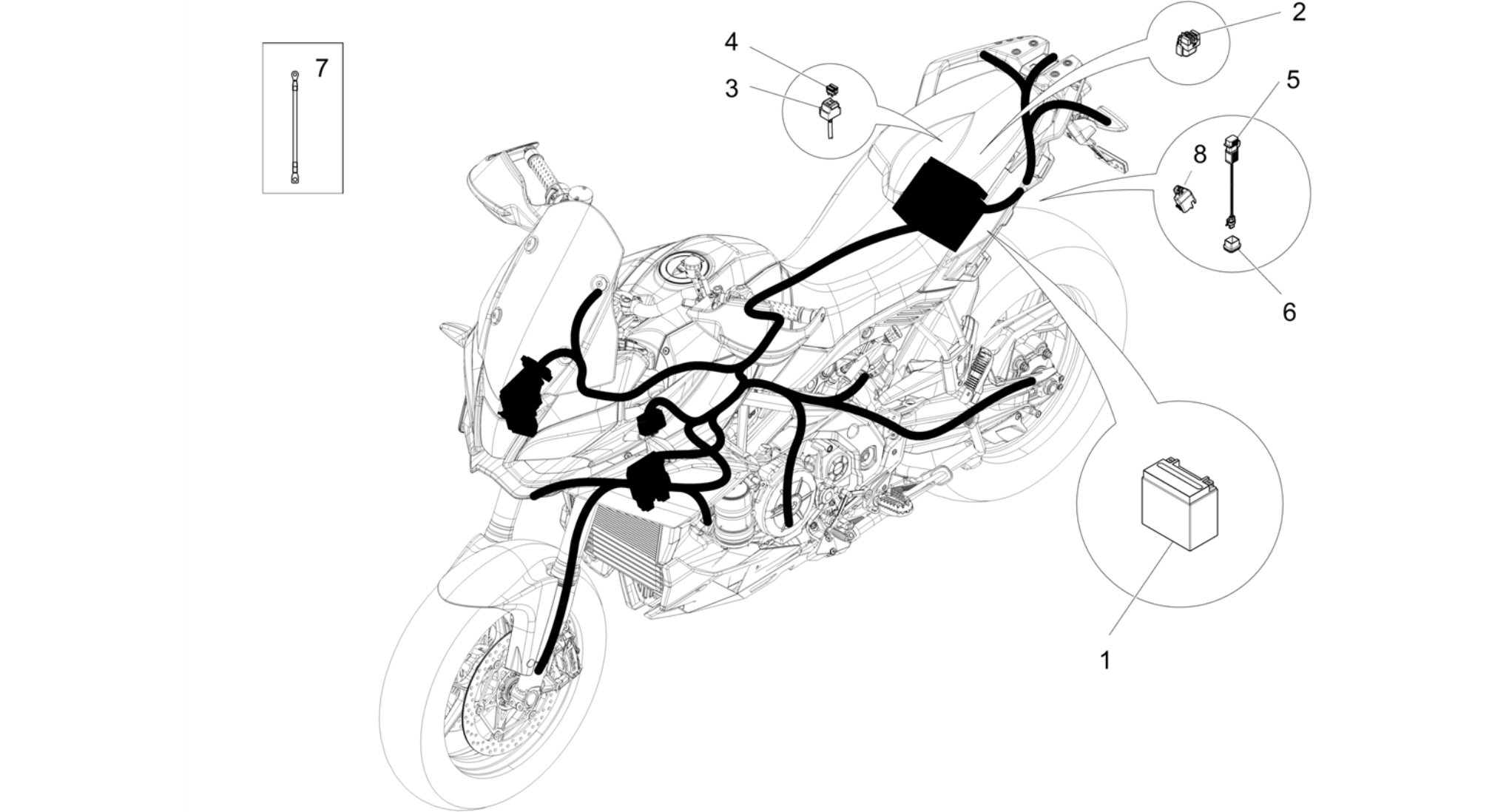 Rear electrical system
