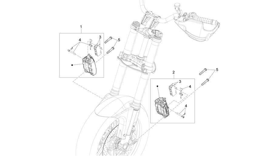 Front brake caliper