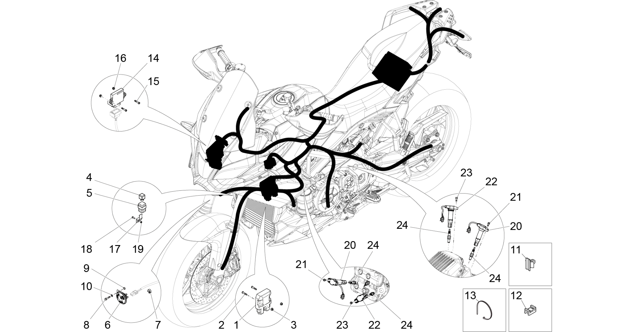 Front electrical system
