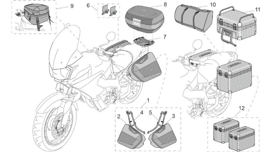 Acc. - Top/cases, side cases