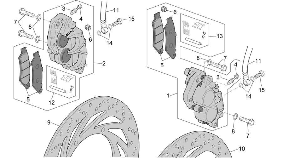 Front brake caliper