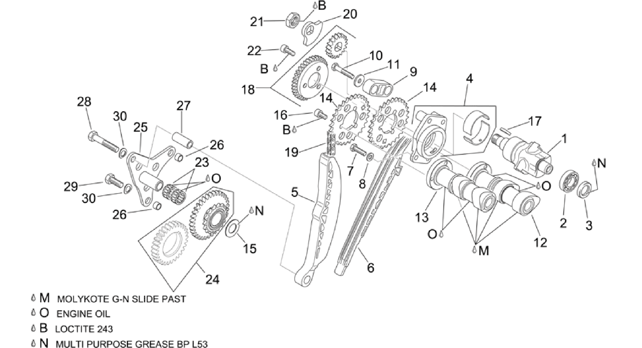 Rear cylinder timing system