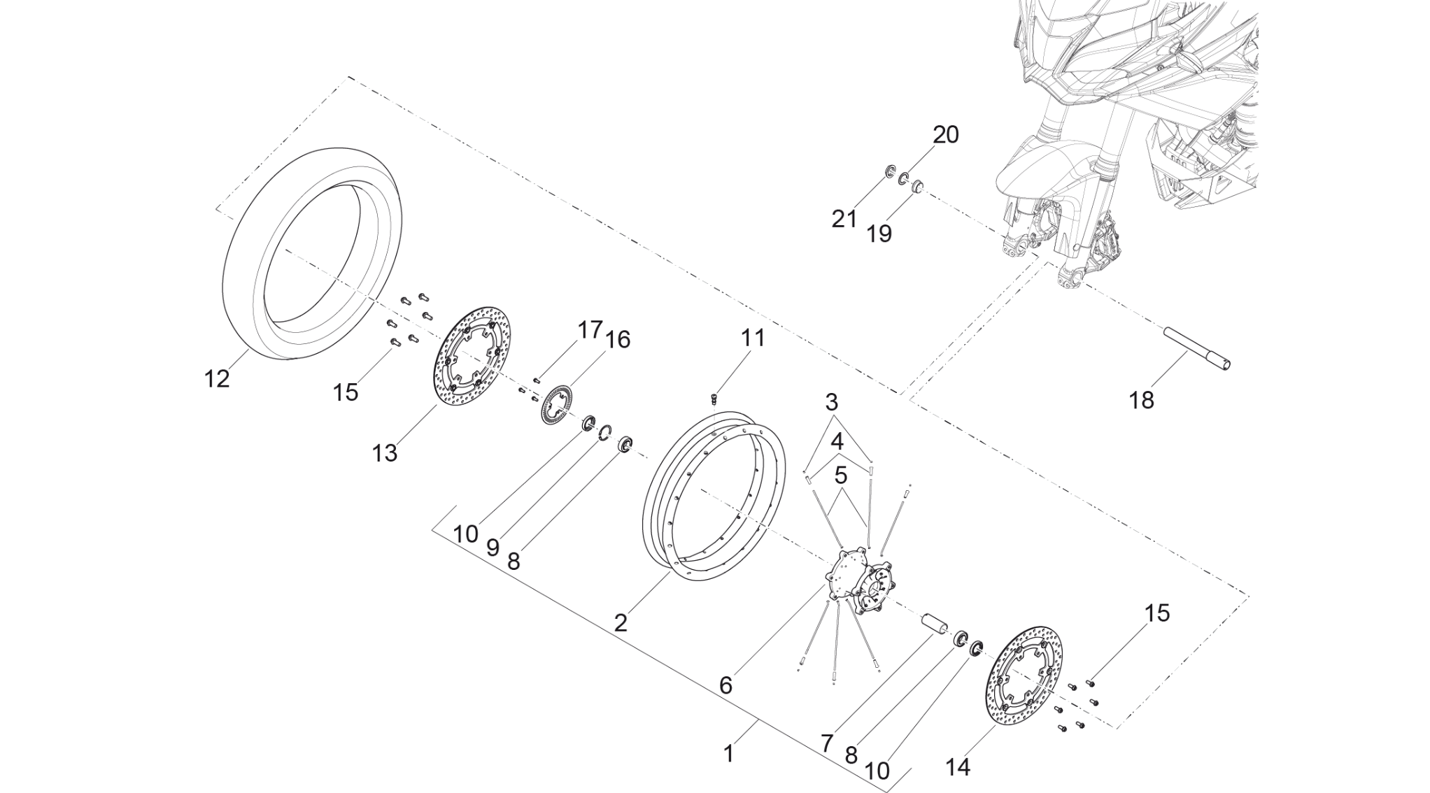 Front wheel