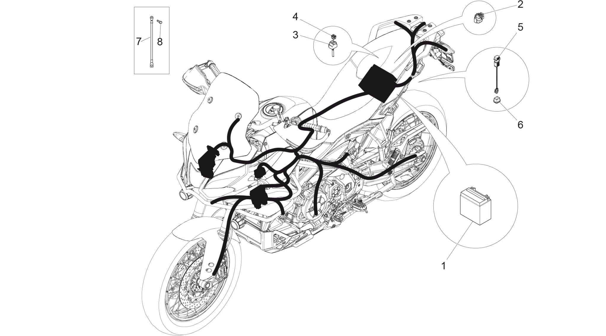 Rear electrical system