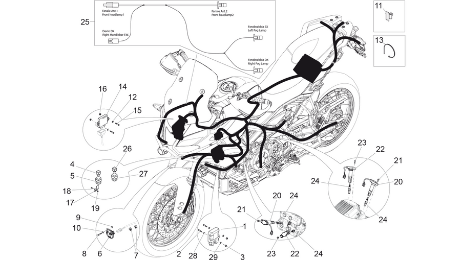 Front electrical system