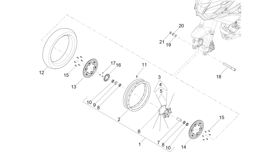 Front wheel