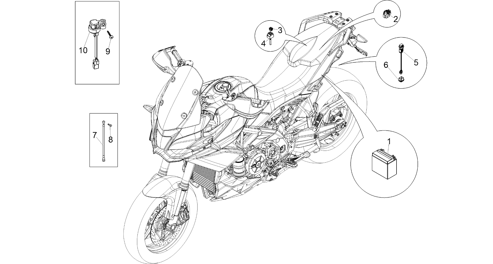 Rear electrical system