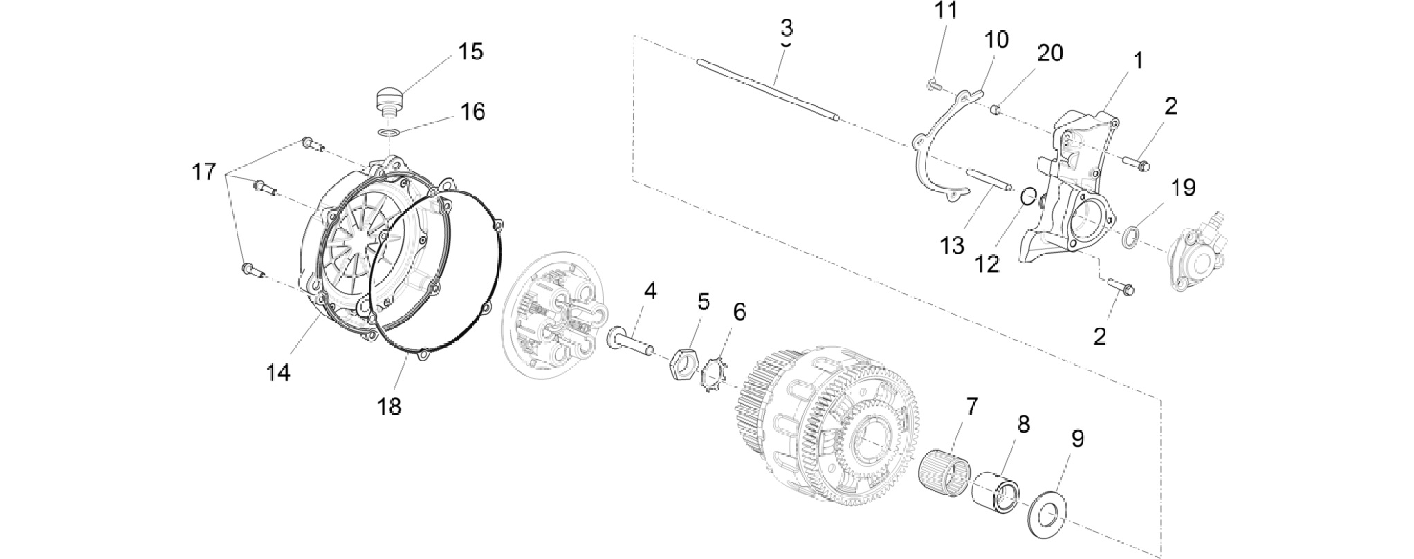 Clutch cover