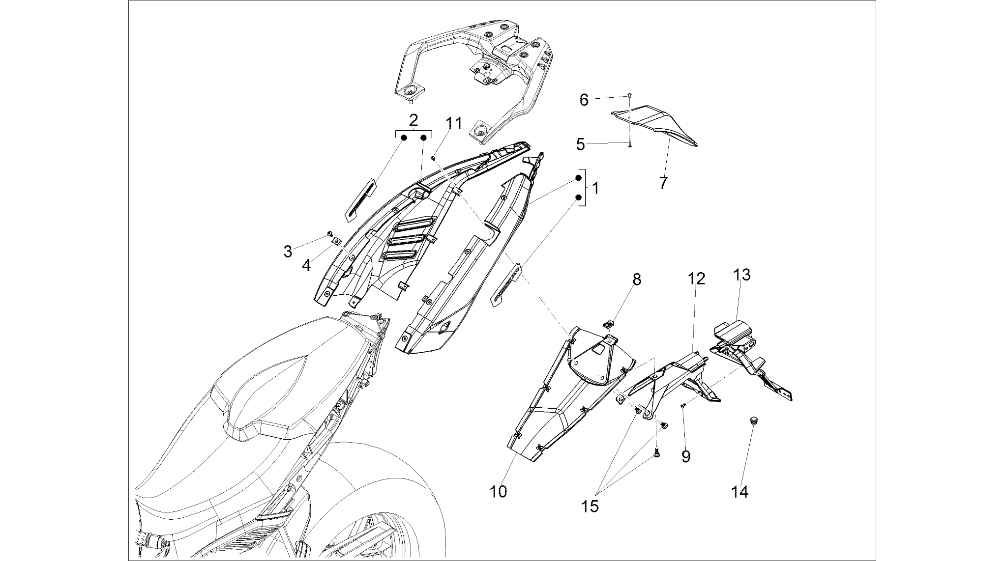 Rear body