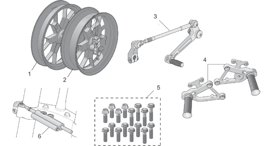 Acc. - Cyclistic components