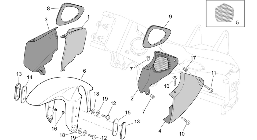 Front body - Front mudguard