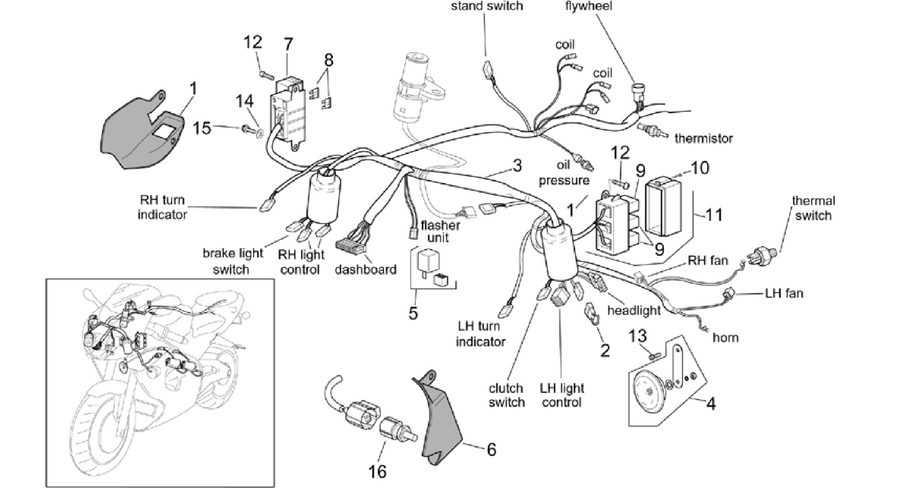 Front electrical system