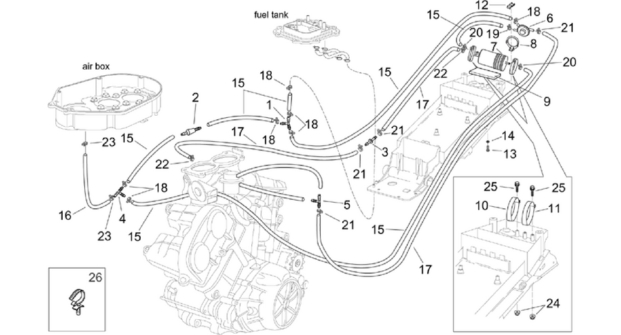 Fuel vapour recover system